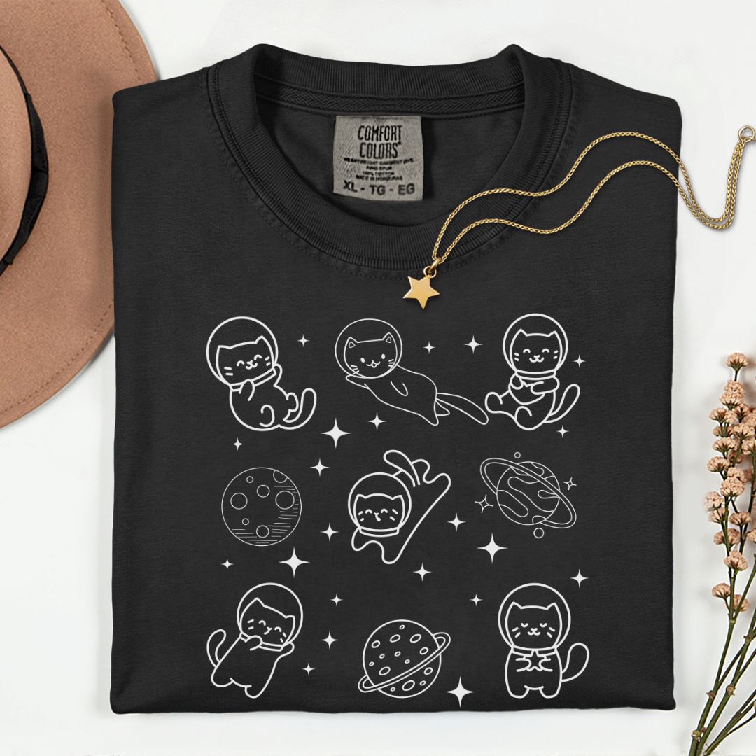 Cats In Space Premium Tee