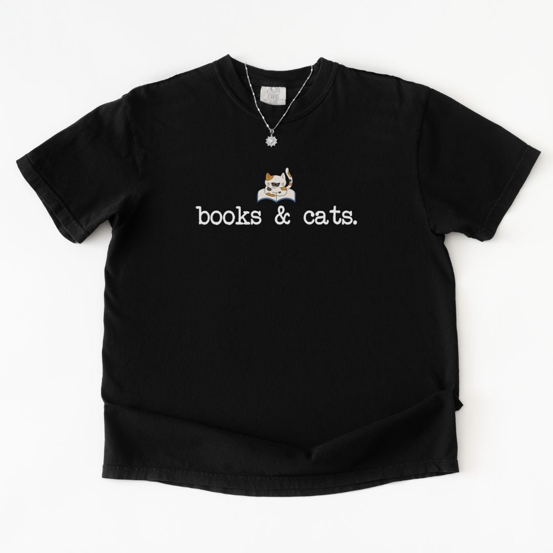 Books & Cats Premium Tee