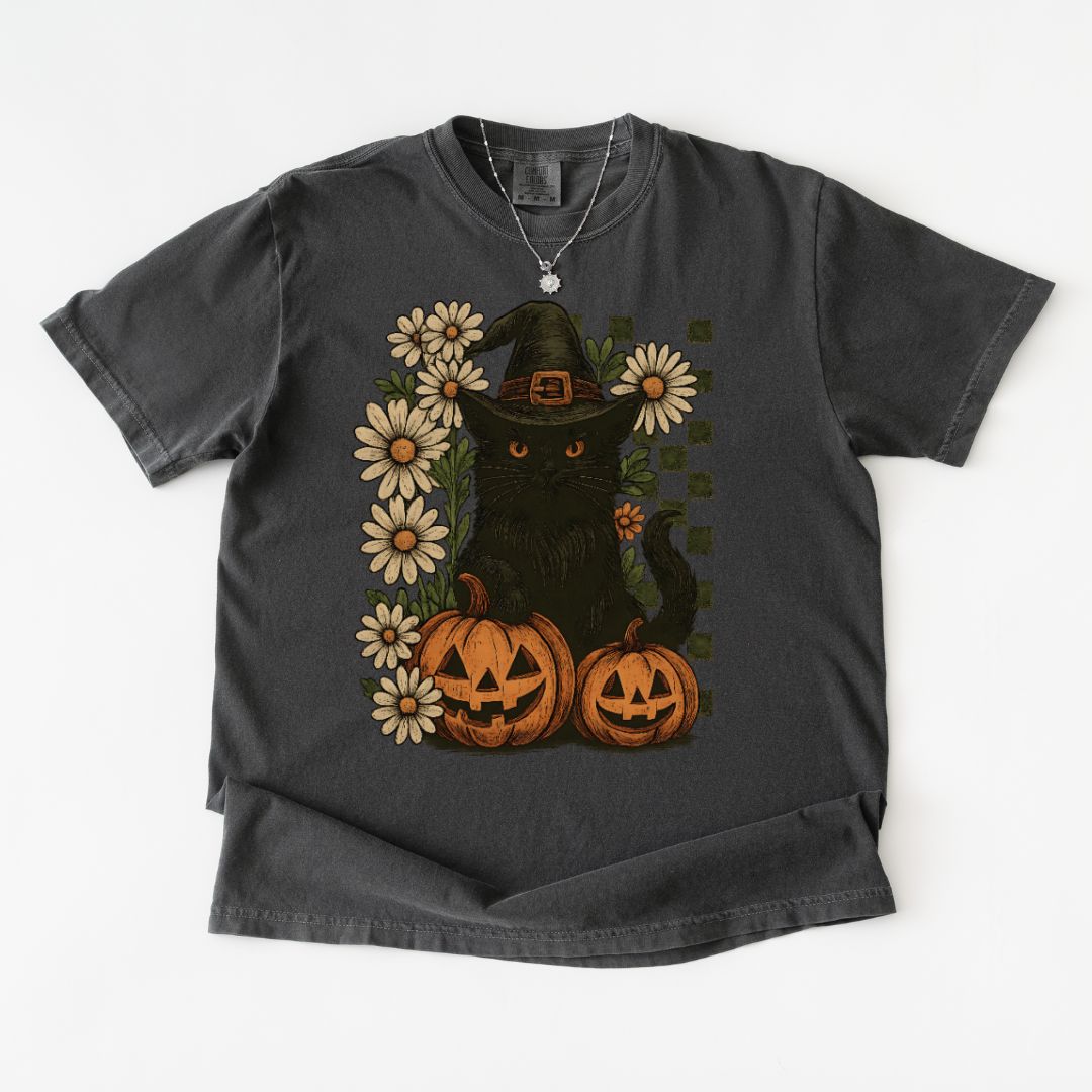 Checkered Cat Premium Tee