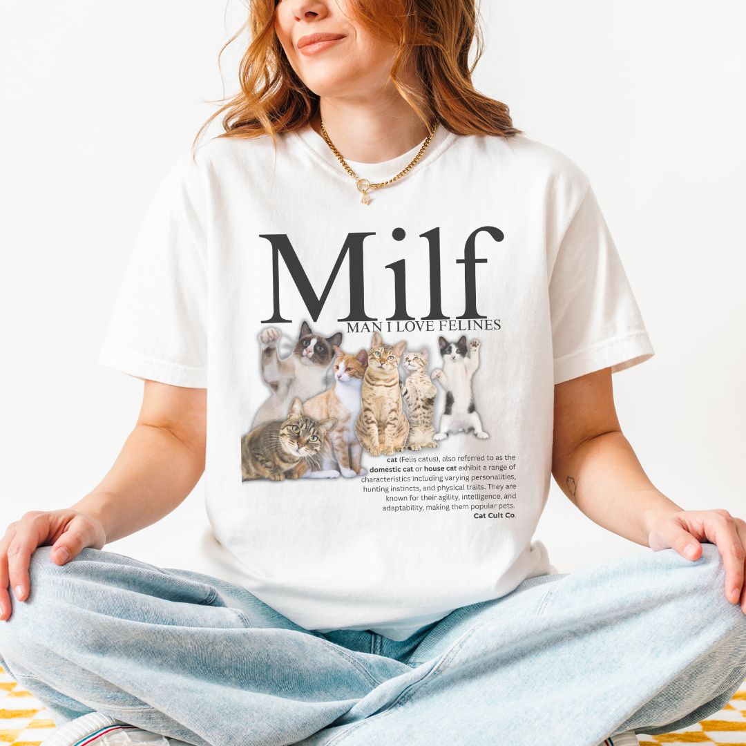 Milf Cat Premium Tee