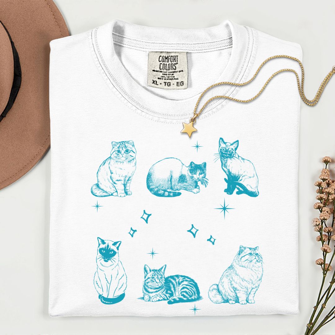 Vintage Cats Primium Tee