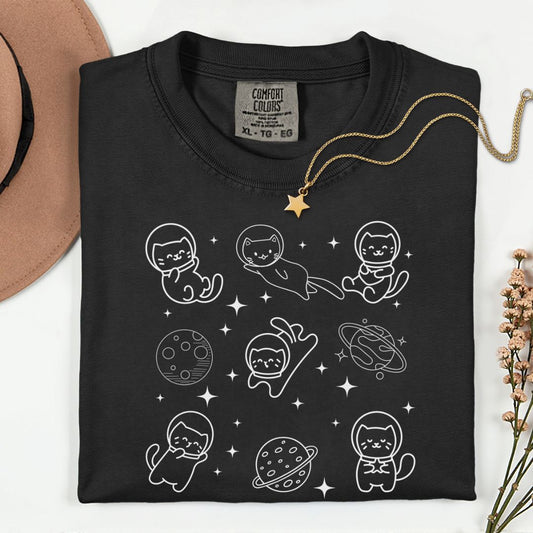 Cats In Space Premium Tee