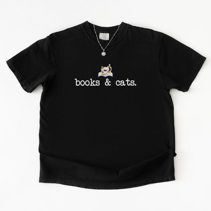 Books & Cats Premium Tee