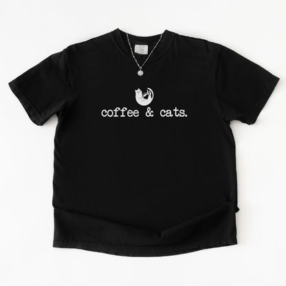 Coffee & Cats Premium Tee