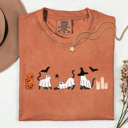 Spooky Cat Premium Tee