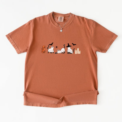 Spooky Cat Premium Tee