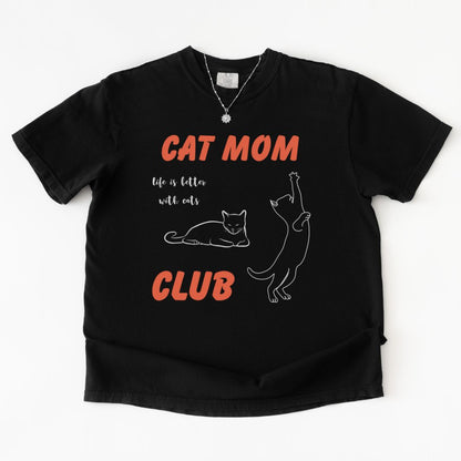 Cat Mom Club Premium Tee
